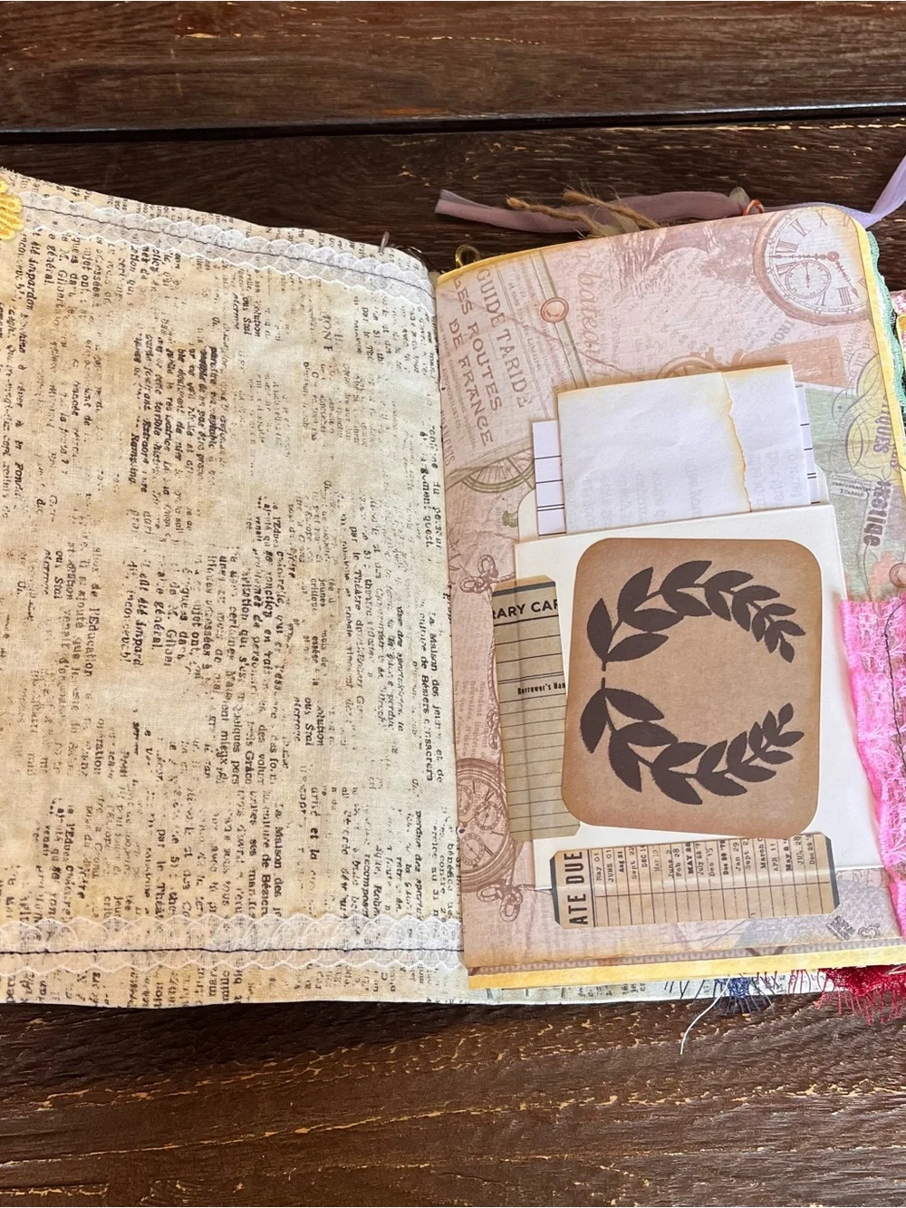 Book Lover Junk Journal Bookish Reader Vintage Softcover 3 Signatures Decorated